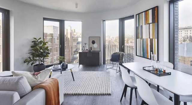 Апартаменты с 2 комнатами с видом на город The Eight Apartments Shoreditch