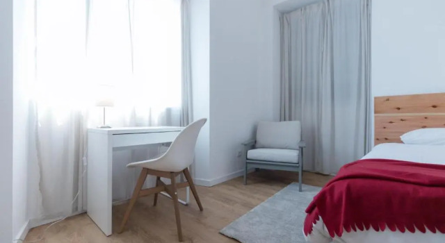 Кровать в общем номере Lagoa Hostel & Suites
