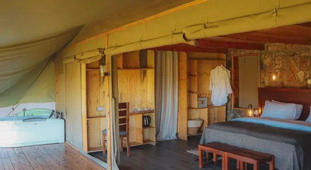 Двухместный номер Deluxe с видом на парк Alama Camp Mara