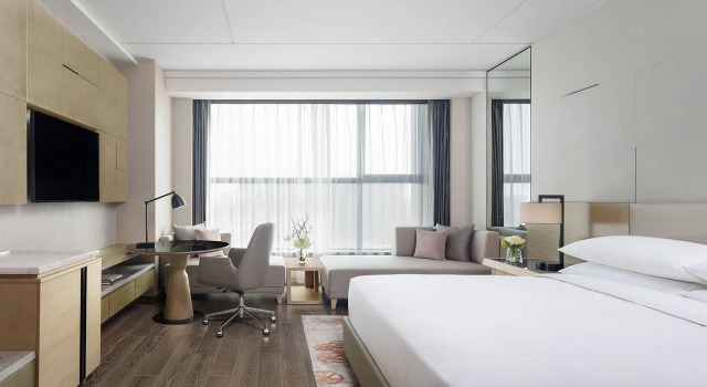 Двухместный номер Deluxe Shanghai Marriott Hotel Kangqiao