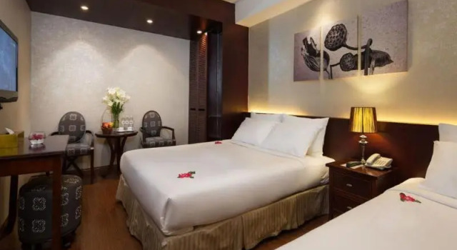 Семейный люкс с видом на город Dragon Pearl Hotel Hanoi