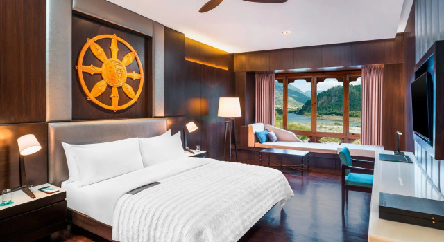 Camera doppia Deluxe con vista sul fiume Le Meridien Paro Riverfront
