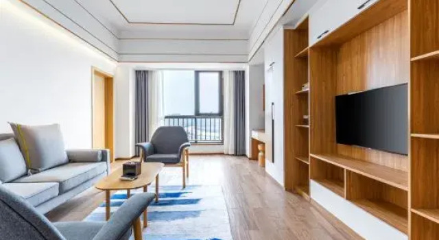 Люкс Fugongguan Hotel Apartment (Zhengzhou Zhongyuan Futa Subway Station)