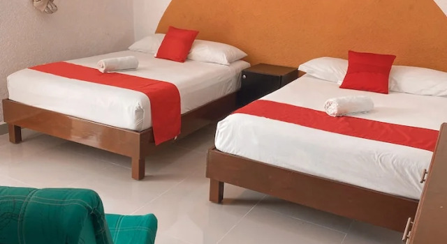 Четырёхместный номер Standard Hotel Hacienda Ixtlan
