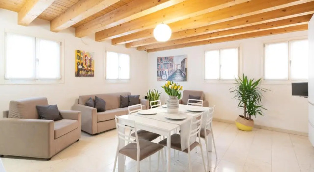 Апартаменты Дуплекс с 2 комнатами с видом на канал Ca Degli Antichi Giardini Apartments