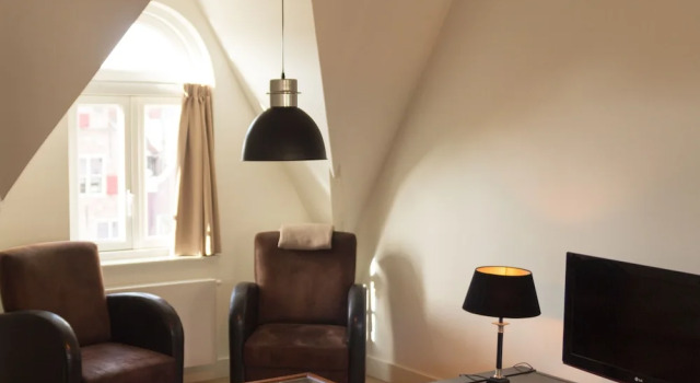 Апартаменты Deluxe c 1 комнатой с балконом Cozy Lofts Haarlem Gedempte Oude Gracht