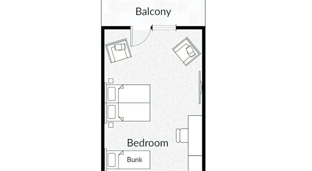 Двухместный семейный номер Deluxe Golden Age Motor Inn