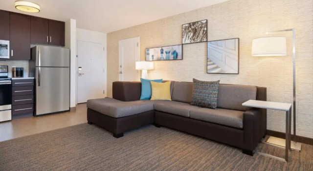 Люкс c 1 комнатой с видом на озеро Residence Inn by Marriott Boston Bridgewater