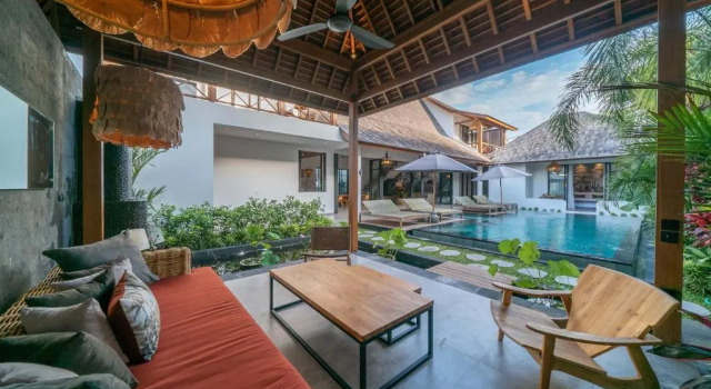 Villa Nusantara 6, Rezervovat Vila Chaty v Bali, Chalupa