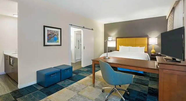 Двухместная студия Hearing Accessible Hampton Inn & Suites San Antonio Brooks City Base