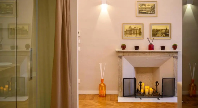 Четырёхместный номер Standard с видом на сад Savoia Suites Torino
