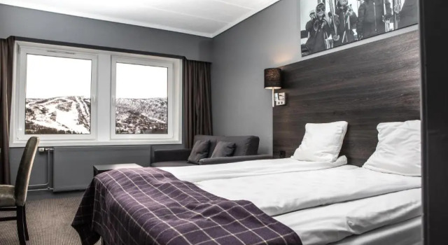 Manzaralı Standart çift kişilik oda Geilo Hotel
