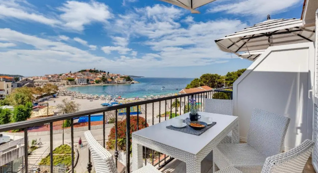 Апартаменты c 1 комнатой с видом на море Residence Bepi Malugio