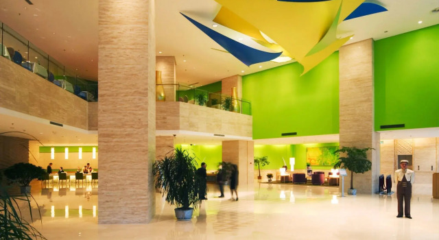 Weihai Haiyue Jianguo Hotel, Buchen Sie Hotel Huancui Weihai