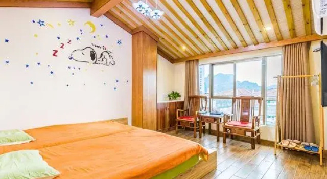 Семейный люкс c 1 комнатой Danxia Mountain Canton Inn