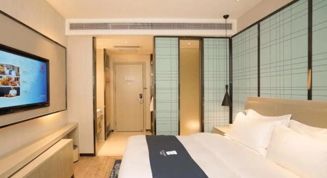 Номер Deluxe с видом на улицу Echarm International Hotel Canton Tower Pazhou Convention and Exhibition Center Lujiang Metro Station Branch