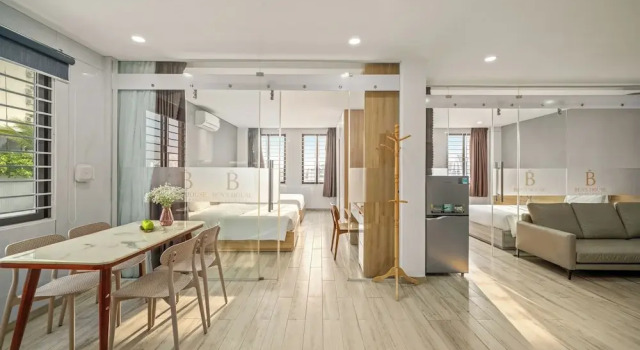 Семейный номер Standard Пентхаус с 2 комнатами с балконом и с видом на город Bens House Boutique