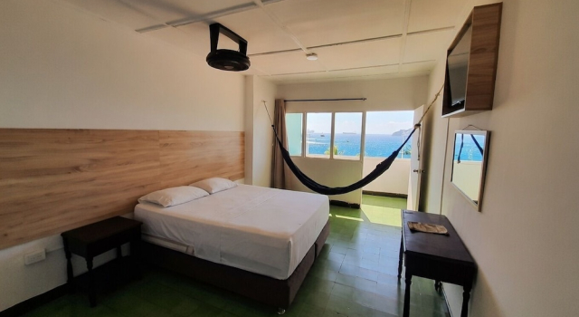 Standard double chambre avec balcon et Vue mer Panamerican Hostel