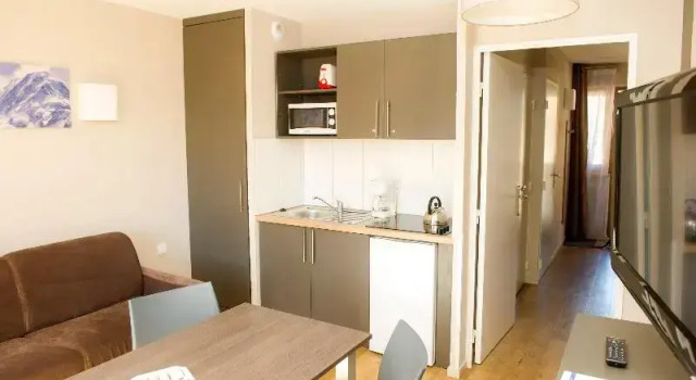 Студия с балконом Location Pra-Loup Vacances
