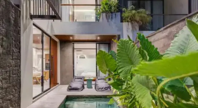 Villa Tierra 3BR Pool Batu Bolong, Canggu - A Luxury Private Villa By Balinest Villas, Rezervovat Vila Chaty v Bali, Chalupa