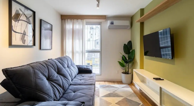 Apartamentos Modernos a 900m da Beira-mar Norte - EOX, Забронировать Апартаменты/квартира Флорианополис South of Brazil, рядом с Hercilio Luz Square