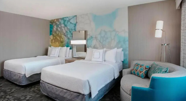 Четырёхместный номер Standard Residence Inn Detroit / Auburn Hills