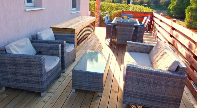 Вилла Deluxe Villa 1 Sandy Beach Villas - Heated pool - Jacuzzi - Private Beach Area - Sea Views