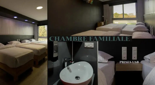 Standard- firedobbelt værelse Hôtel Rocade