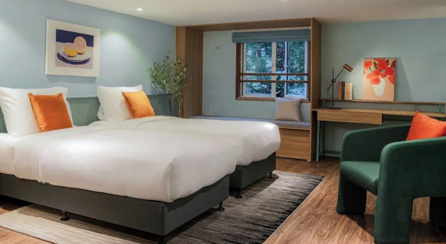 Двухместный номер Deluxe с видом на город M Village Hotel Hồ Gươm, a brand of Modern Village Lifestyle