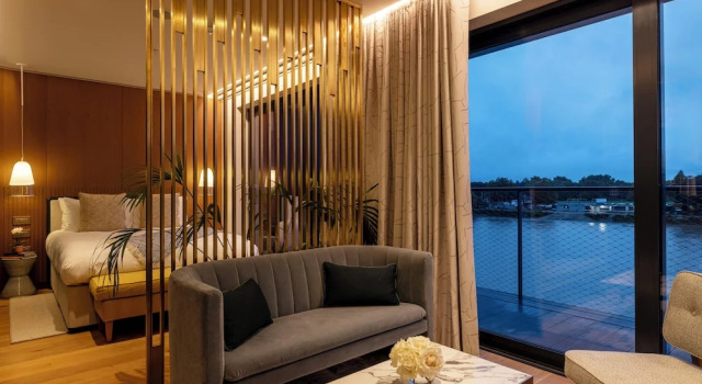 Полулюкс с балконом и с видом на реку Fulham Pier Hotel
