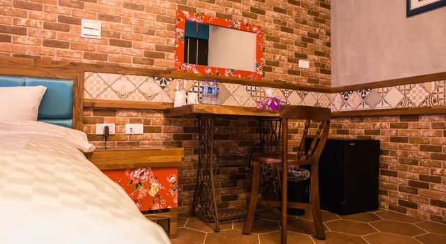 Двухместный номер Standard с балконом 花蓮好客靚屋民宿Hakka Beauty House