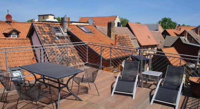 Апартаменты c 1 комнатой Ferienwohnungen-Stobenstrasse-de # Terrasse # Parkplatz