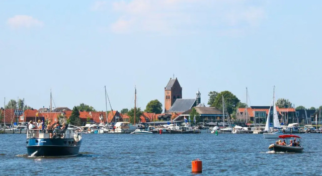 Коттедж Rietreiger luxe vakantielodge in Friesland - 2 badkamers