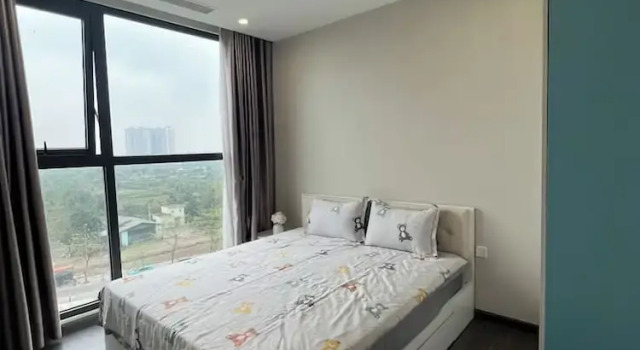 Апартаменты Superior с 3 комнатами с балконом и с видом на город The Zenpark Tower - Vinhomes Ocean Park