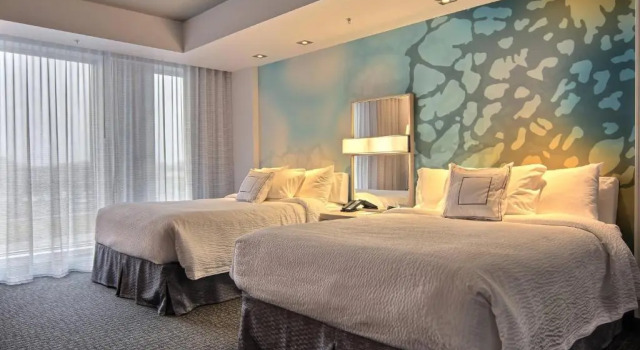 Четырёхместный номер Standard Courtyard by Marriott Quebec City