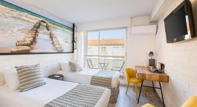 Двухместный номер Standard Best Western Plus Hotel Canet-Plage