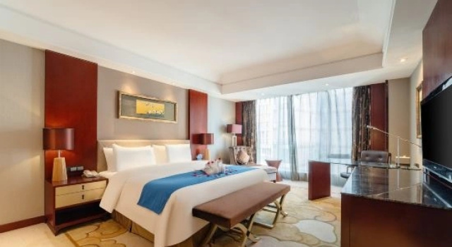 Двухместный люкс Deluxe c 1 комнатой Wuhan Soluxe Hotel