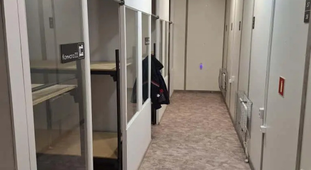 Кровать в общем номере Хостел Тихий Рус