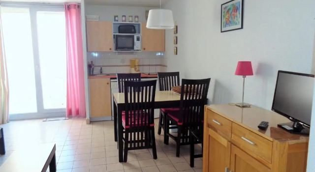 Studio 4 Pers, Pkg, 1Ere Ligne Mer, Piscine, Tennis