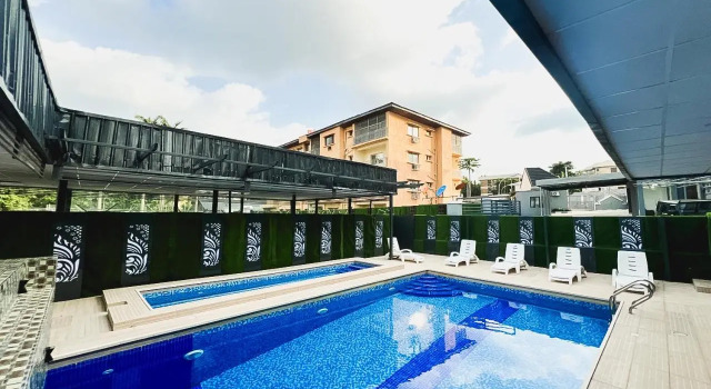 Kam Apartment and Taverns, Book Apartment Hotels in Bwari with a Pool, Swimming Pool