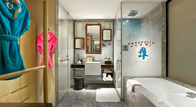 Двухместный номер Standard с балконом и с видом на океан Hilton Dalian Golden Pebble Beach Resort