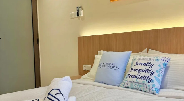 Номер Comfort Пентхаус с 4 комнатами с видом на море Bali Residences Sea View Suites Melaka