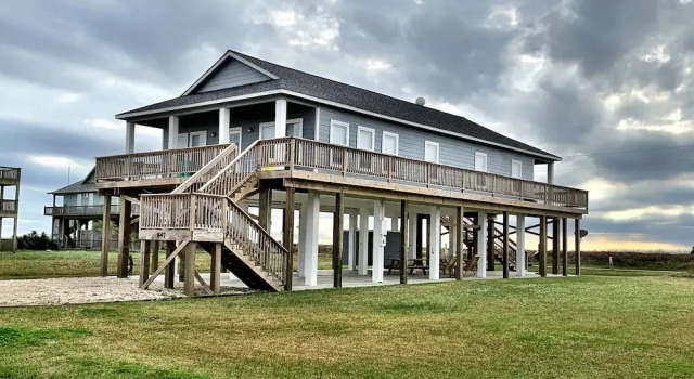 A Silver Lining - 4 Br Home, 预订 酒店 Bolivar Peninsula Texas Gulf Coast