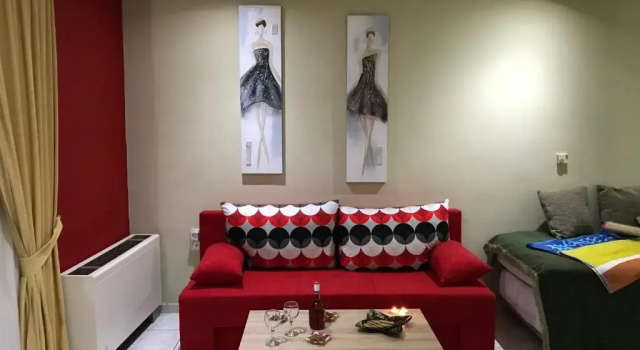 Апартаменты Steps to Nea Chora beach Angela apt ,10min to town