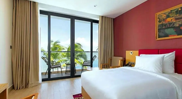 Двухместный номер Deluxe с балконом Marina Bay Vung Tau Resort & Spa