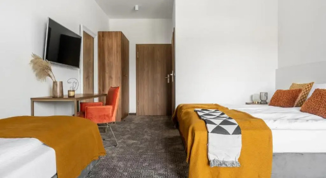 Трёхместный номер Superior OBERŻA POD RÓŻĄ restauracja, sauny, jacuzzi