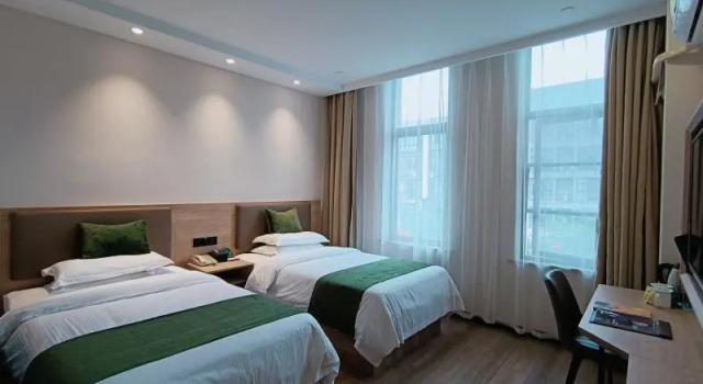 Номер Standard GreenTree Inn HuZhou AnJi YingBin Avenue Express Hotel