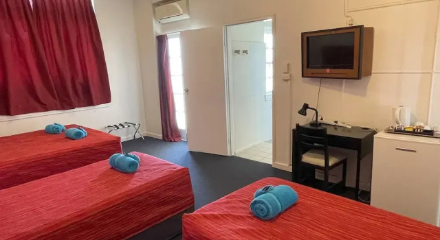 Четырёхместный семейный номер Standard с балконом North Gregory Hotel
