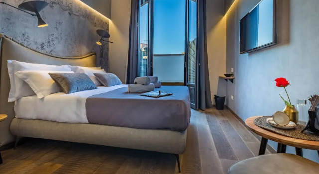 Номер Deluxe с видом на город Palazzo dei Conti Residenza dEpoca