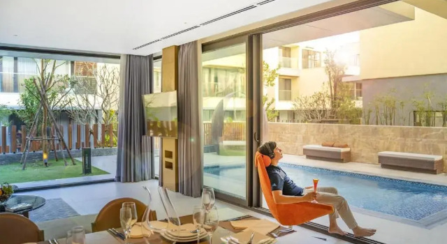 Вилла с 3 комнатами с видом на сад The Five Villas & Resort Quangnam - Danang